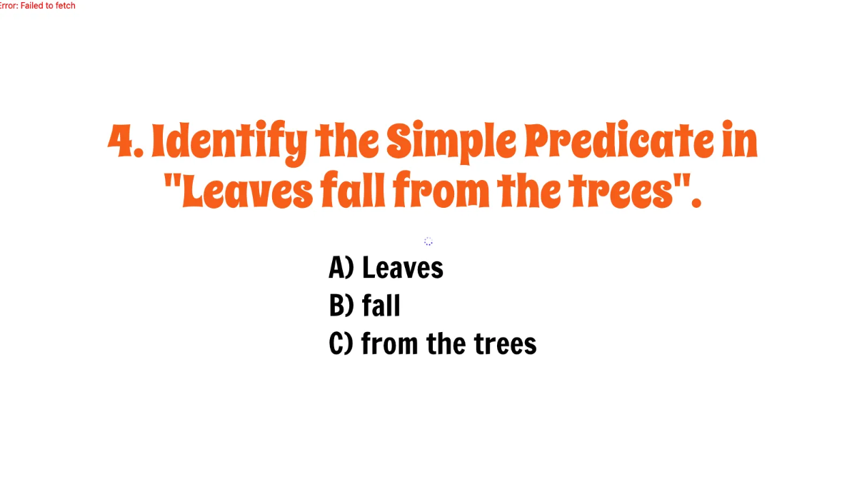 Free Simple Subject and Simple Predicate Template to Edit Online