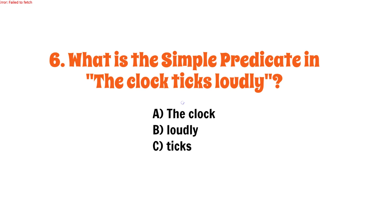 Free Simple Subject and Simple Predicate Template to Edit Online