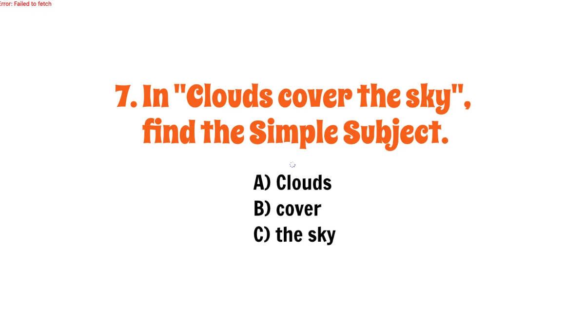 Free Simple Subject and Simple Predicate Template to Edit Online