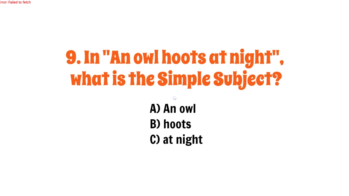 Free Simple Subject and Simple Predicate Template to Edit Online