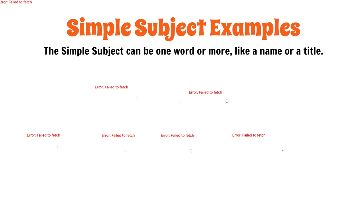 Free Simple Subject and Simple Predicate Template to Edit Online