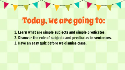 Free Simple Subject and Simple Predicate to Edit Online