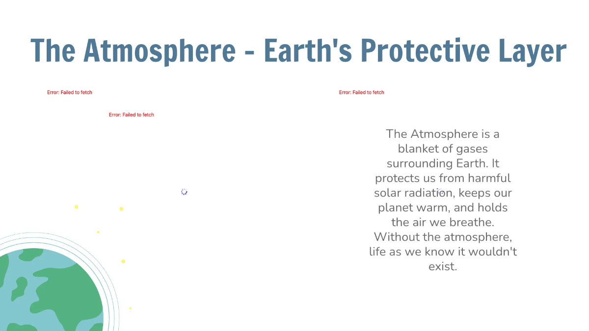 Free Geosphere, Biosphere, Hydrosphere, and Atmosphere Template to Edit Online