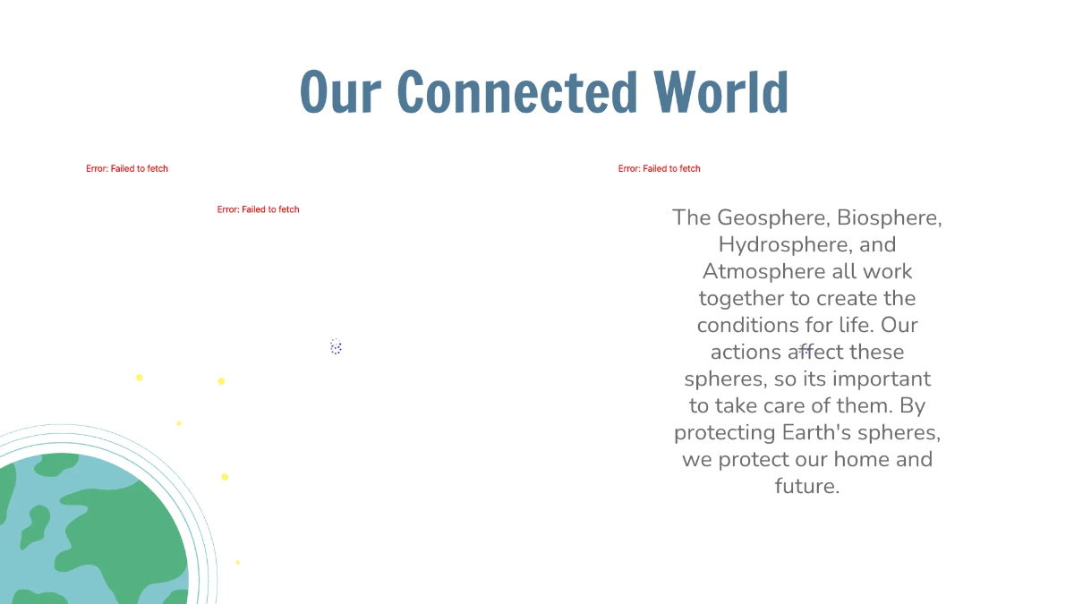 Free Geosphere, Biosphere, Hydrosphere, and Atmosphere Template to Edit Online