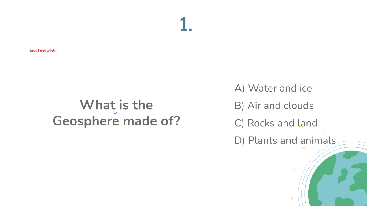 Free Geosphere, Biosphere, Hydrosphere, and Atmosphere Template to Edit Online