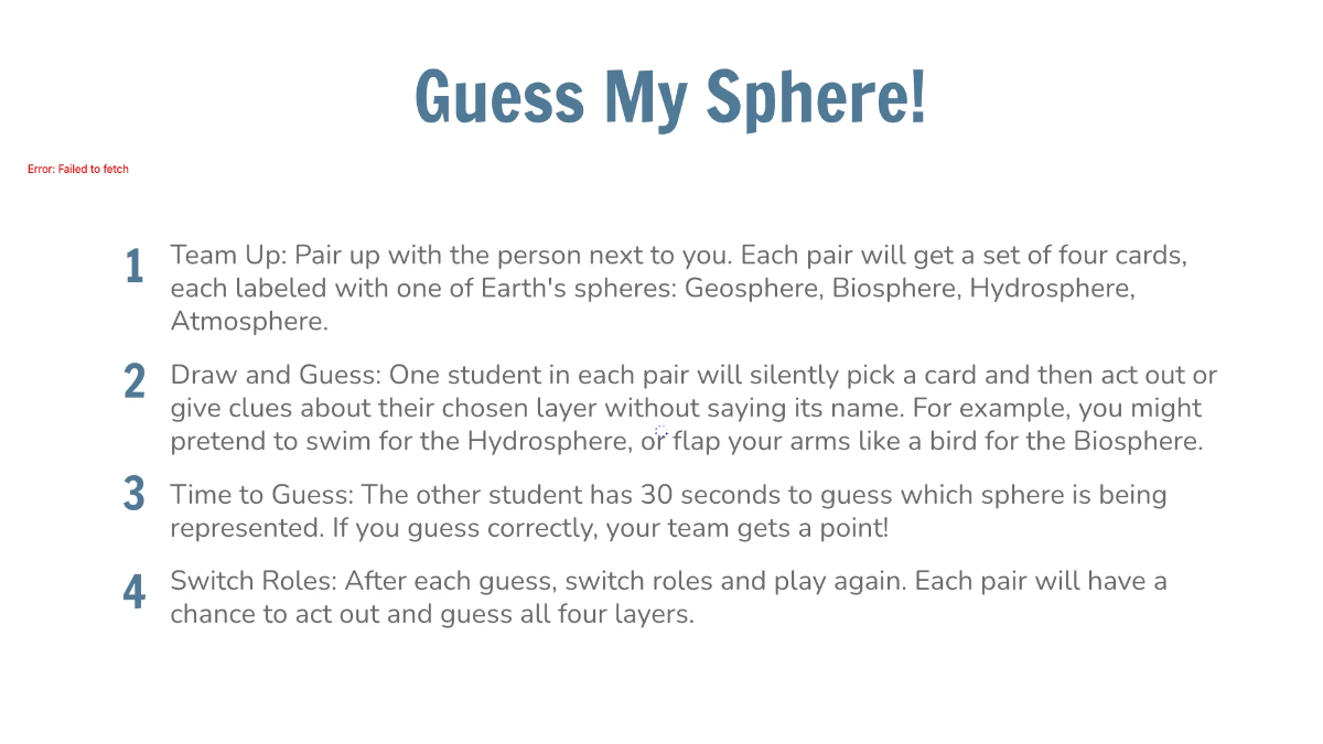 Free Geosphere, Biosphere, Hydrosphere, and Atmosphere Template to Edit Online