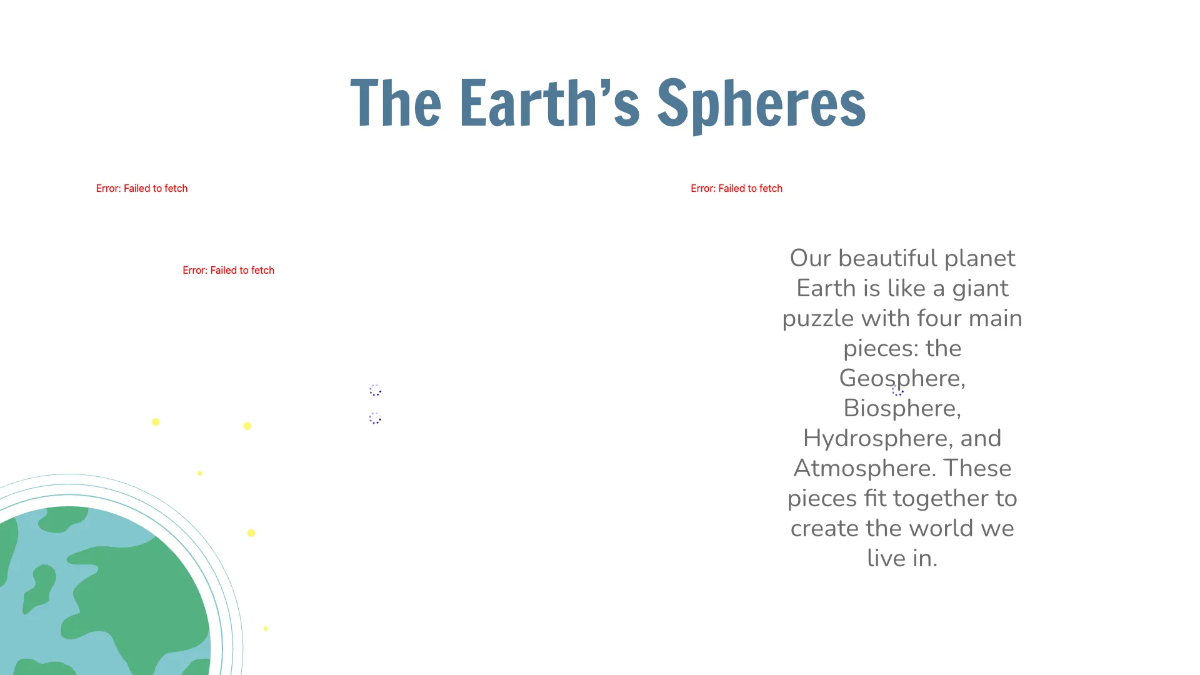 Free Geosphere, Biosphere, Hydrosphere, and Atmosphere Template to Edit Online