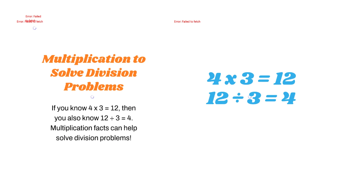 Free Relating Multiplication and Division Template to Edit Online