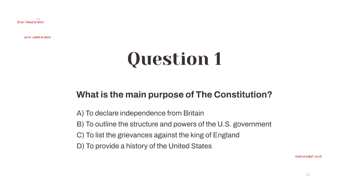 Free The Constitution and Bill of Rights Template to Edit Online