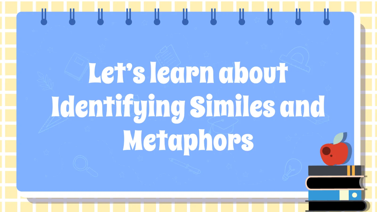 Free Identifying Similes and Metaphors Template to Edit Online
