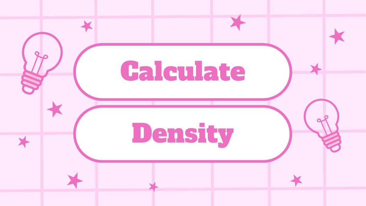 Calculate Density
