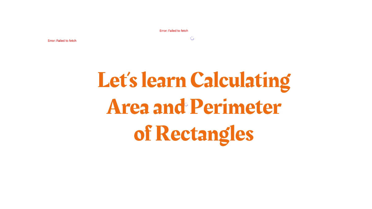 Free Calculating Area and Perimeter of Rectangles Template to Edit Online