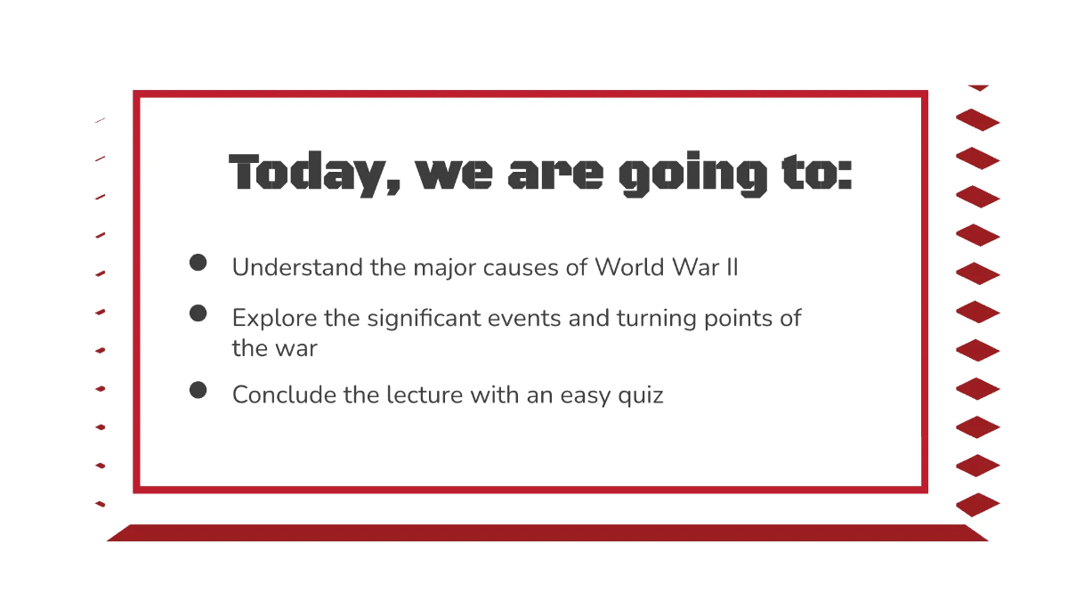 Free World War II Template to Edit Online