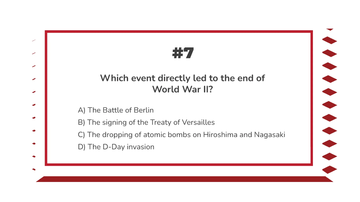 Free World War II Template to Edit Online