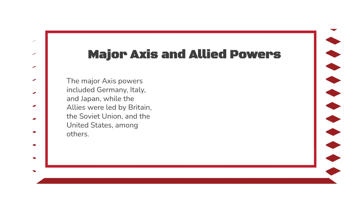 Free World War II Template to Edit Online