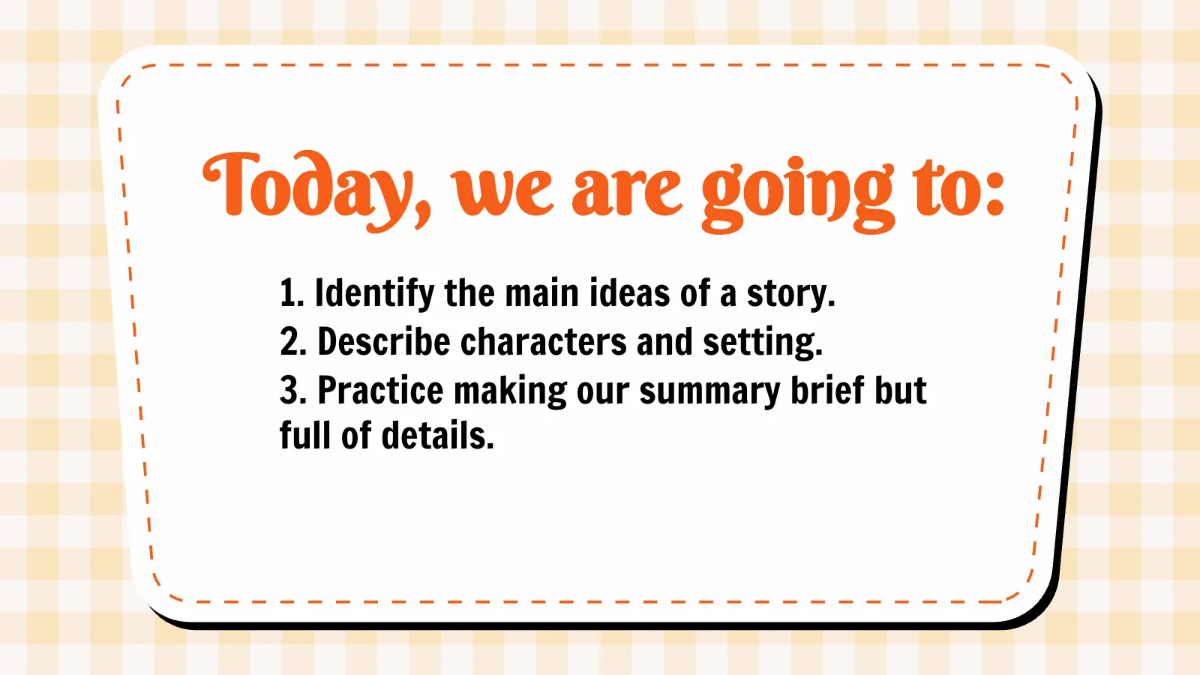 Free Summarizing A Story Template to Edit Online