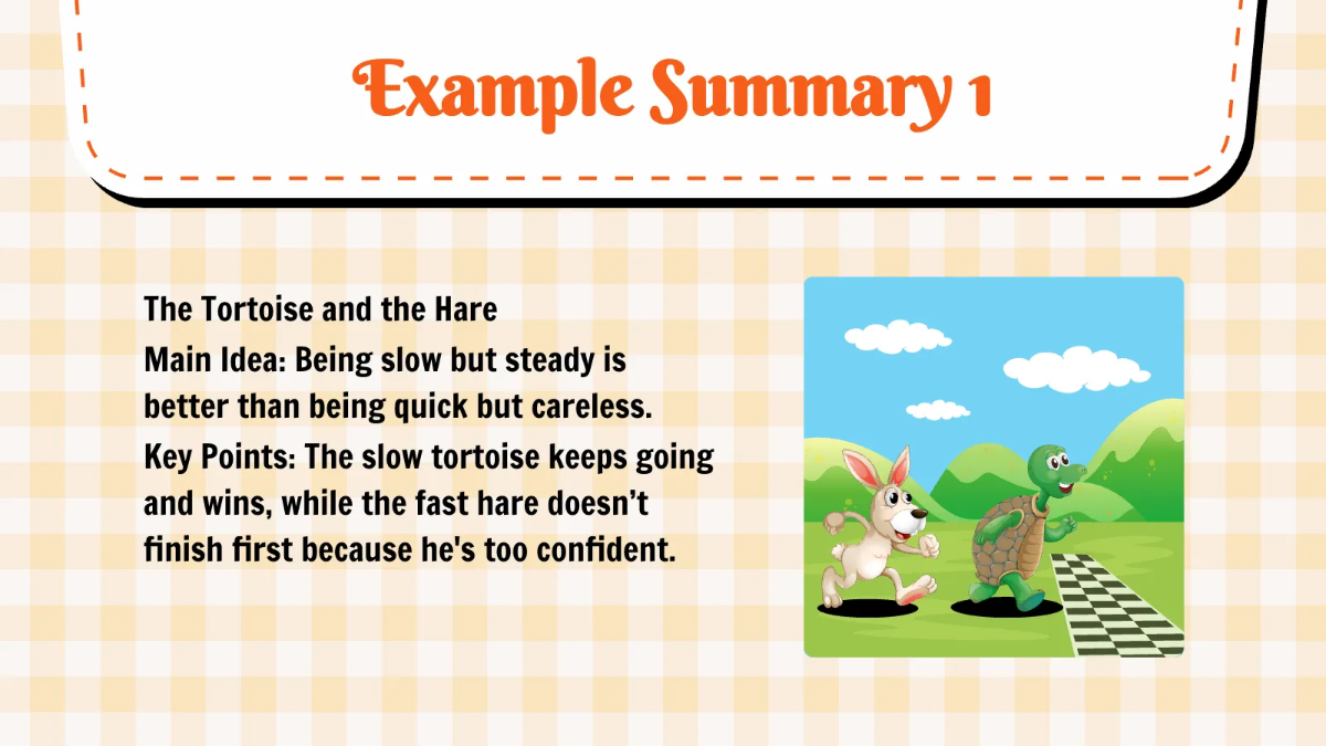 Free Summarizing A Story Template to Edit Online