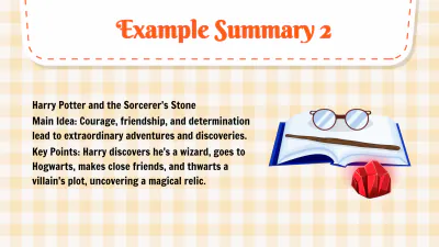 Free Summarizing A Story to Edit Online