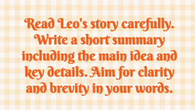 Free Summarizing A Story to Edit Online