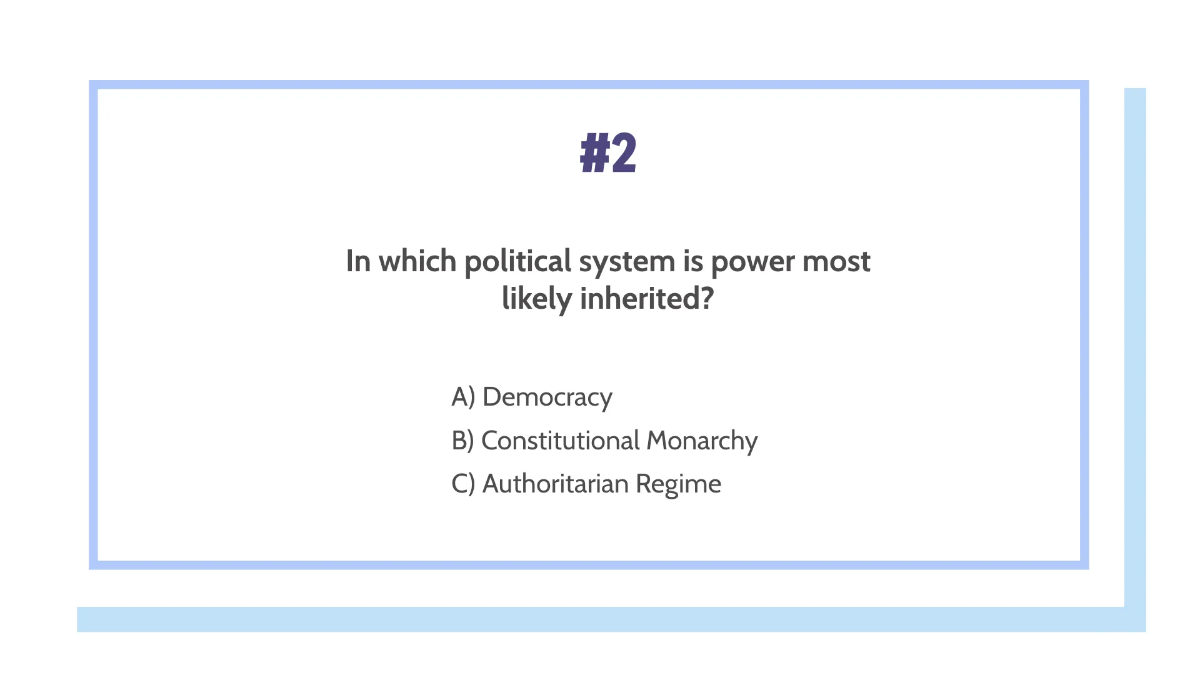 Free Comparative Political Systems Template to Edit Online
