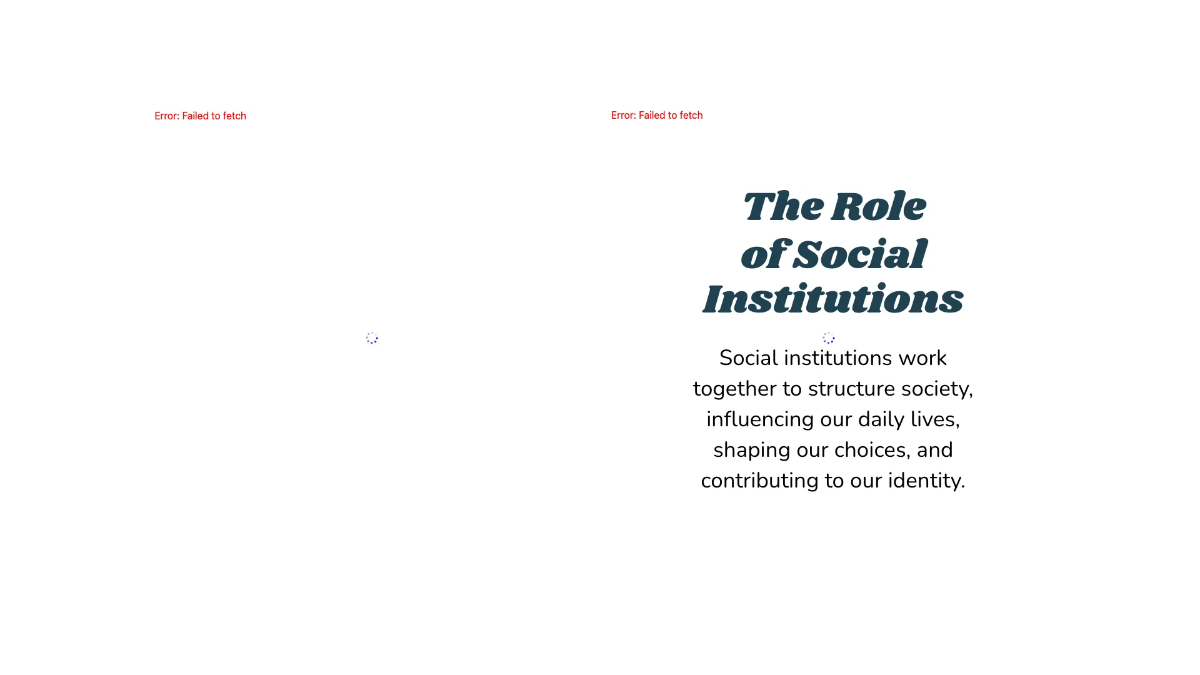 Free Social Institutions Template to Edit Online