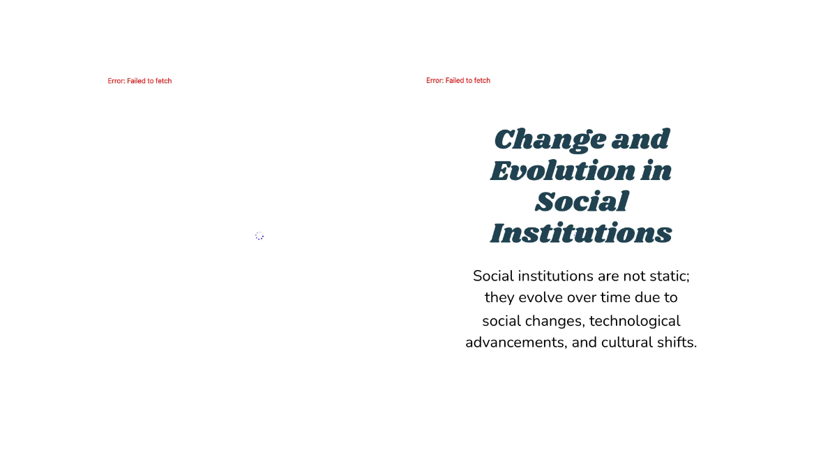 Free Social Institutions Template to Edit Online