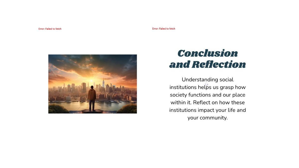 Free Social Institutions Template to Edit Online