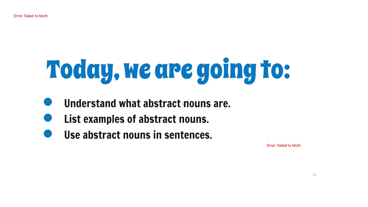 Free Abstract Nouns Template to Edit Online