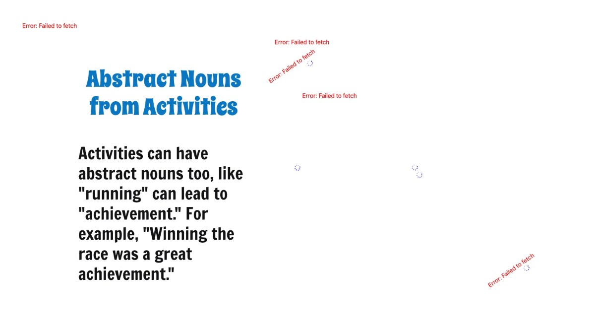 Free Abstract Nouns Template to Edit Online
