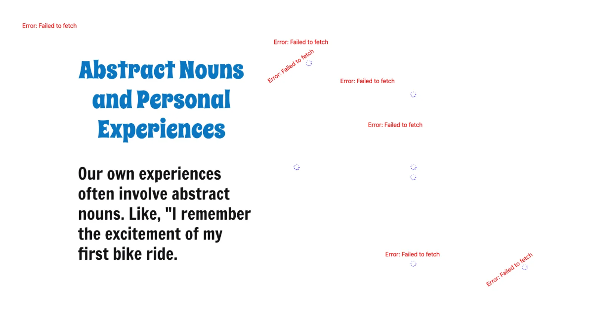 Free Abstract Nouns Template to Edit Online