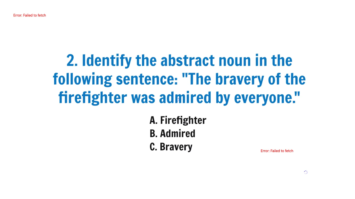 Free Abstract Nouns Template to Edit Online