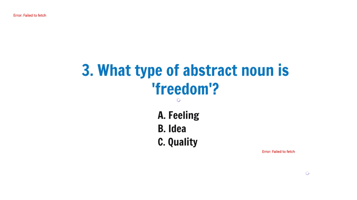 Free Abstract Nouns Template to Edit Online