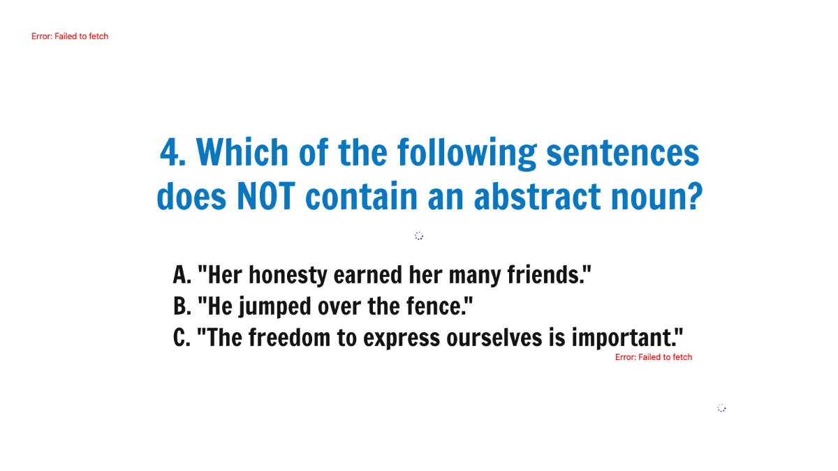 Free Abstract Nouns Template to Edit Online