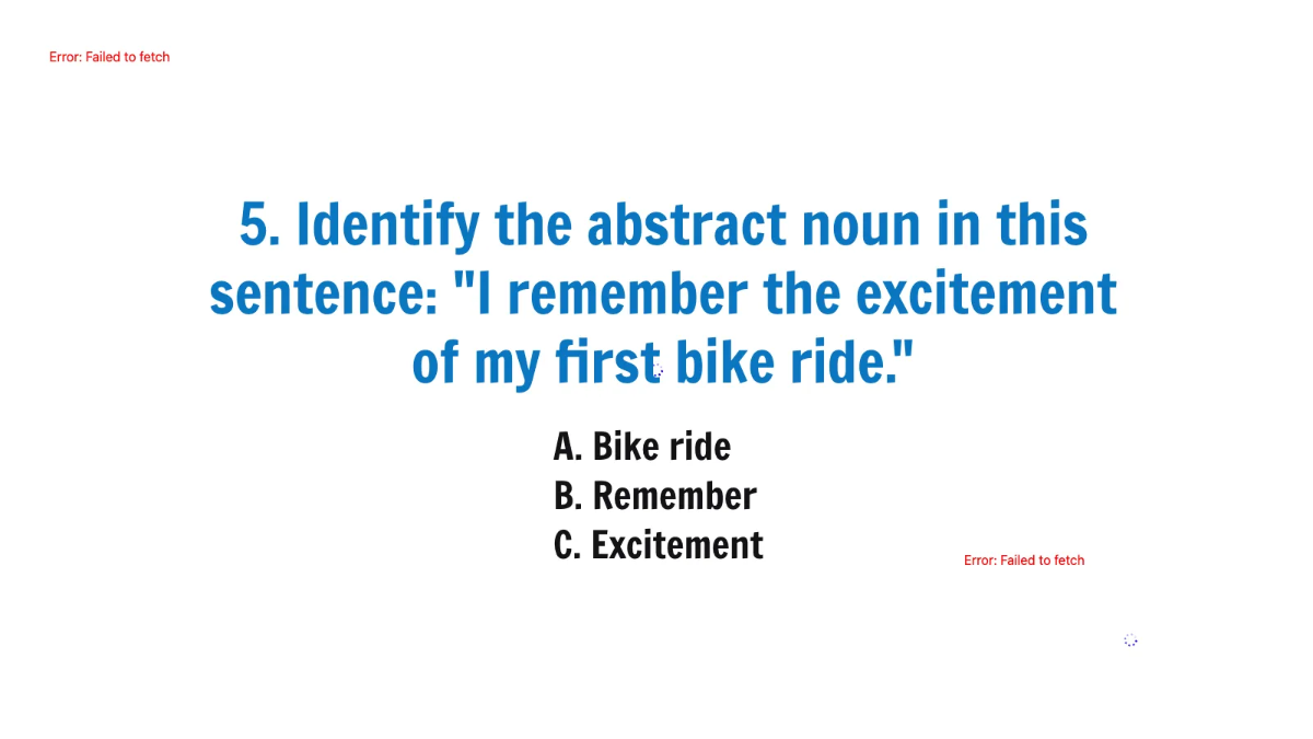 Free Abstract Nouns Template to Edit Online