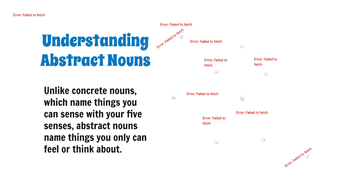 Free Abstract Nouns Template to Edit Online