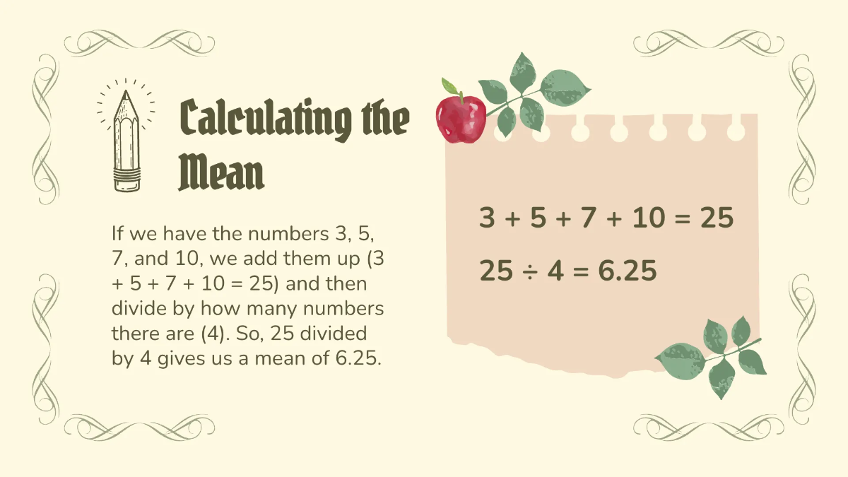Free Calculate Mean, Median, Mode and Range Template to Edit Online