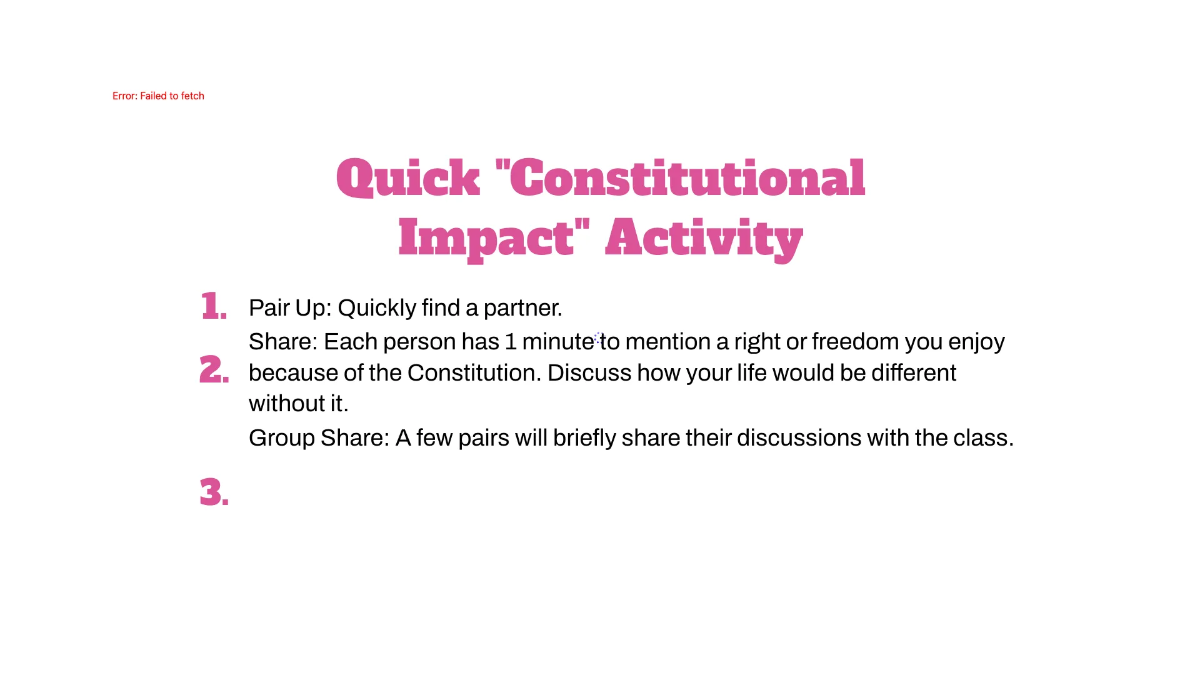 Free Constitutional Foundations Template to Edit Online