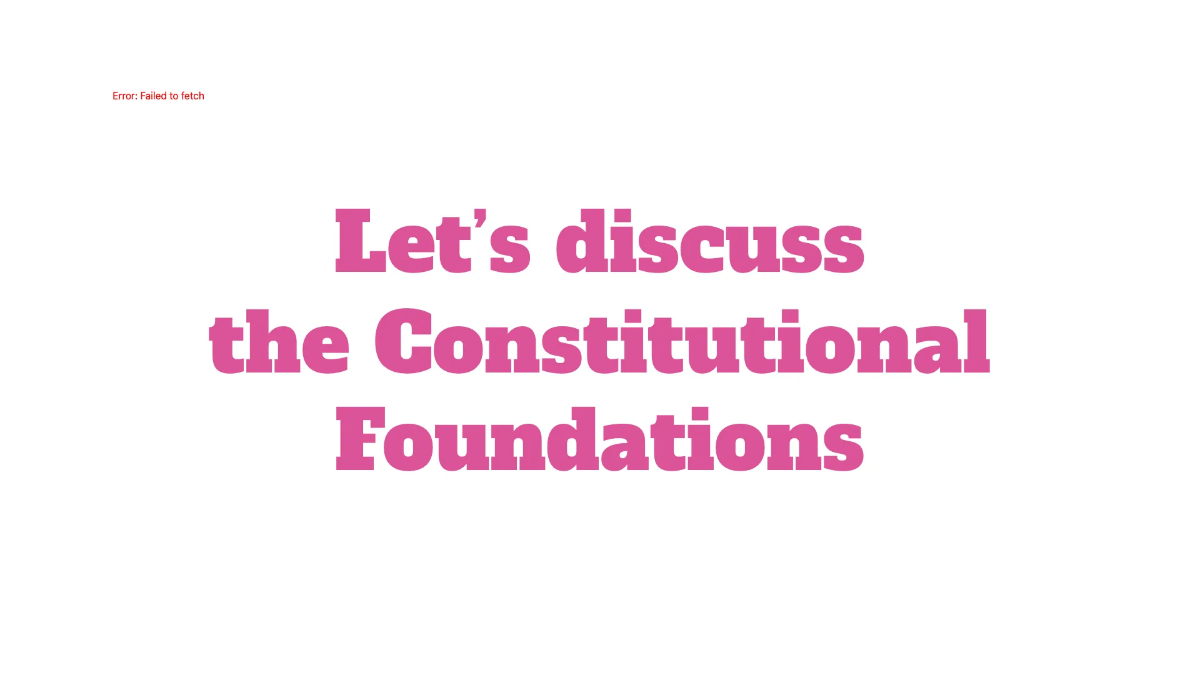 Free Constitutional Foundations Template to Edit Online