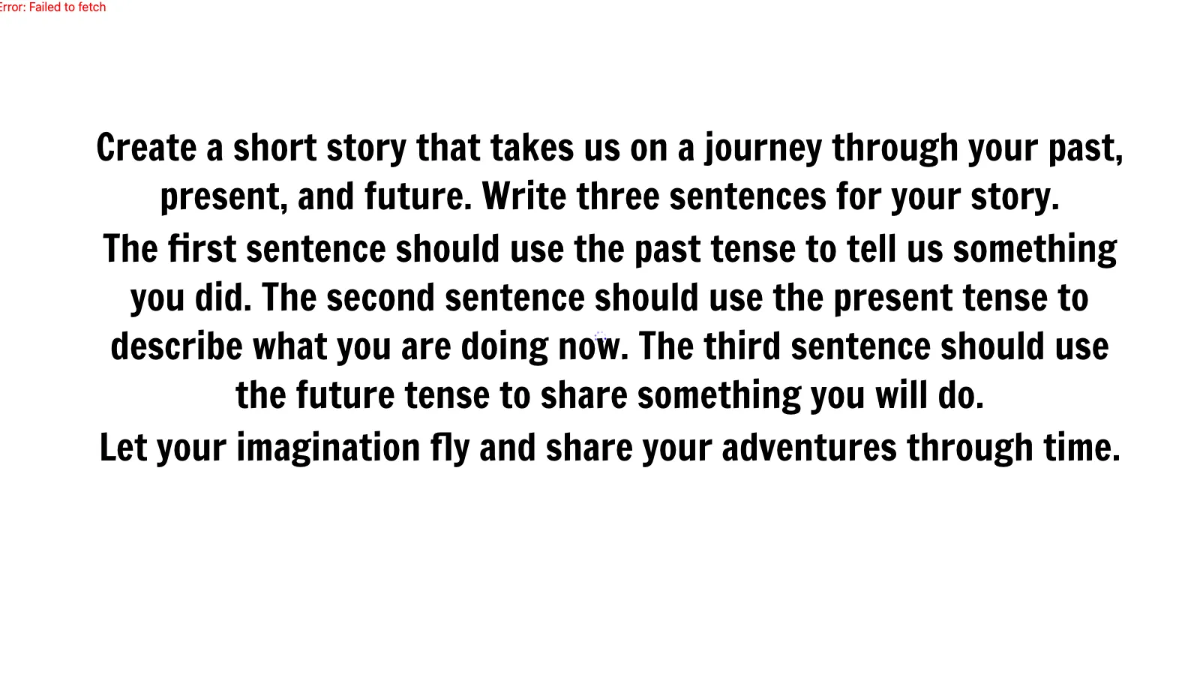 Free Verb Tenses Template to Edit Online