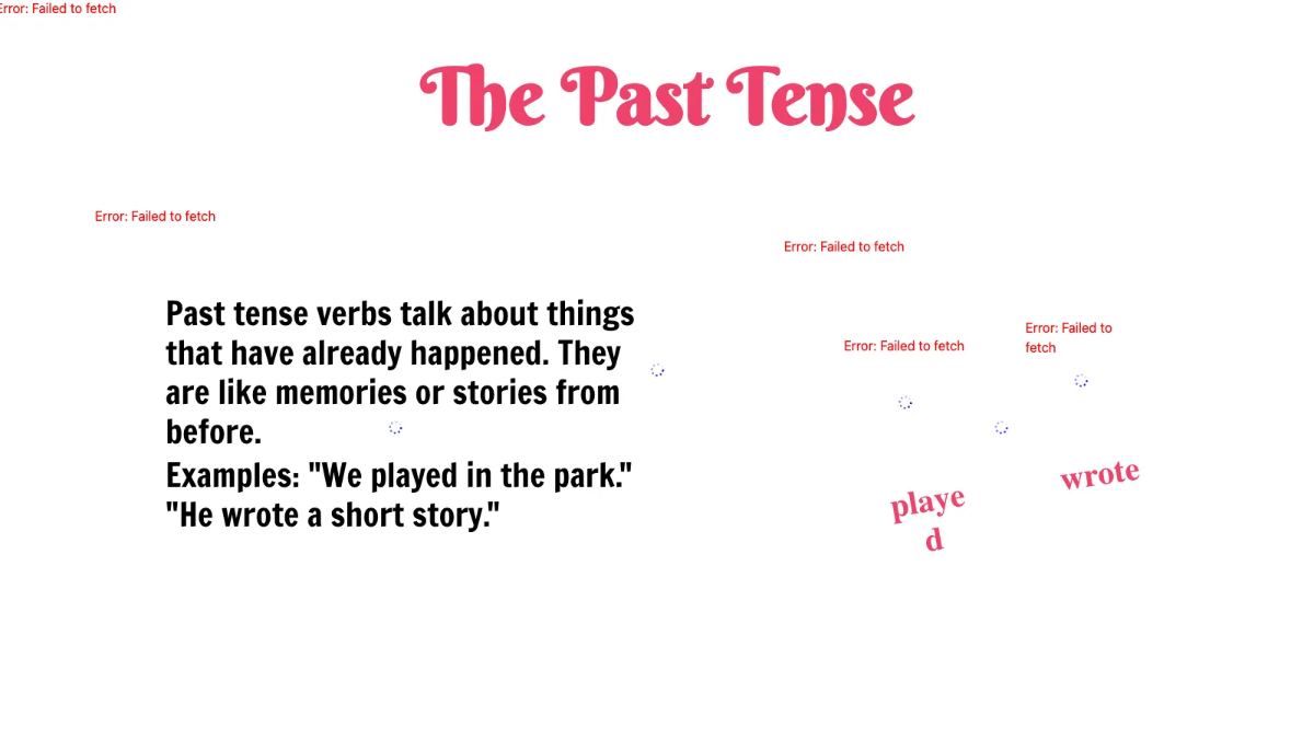 Free Verb Tenses Template to Edit Online
