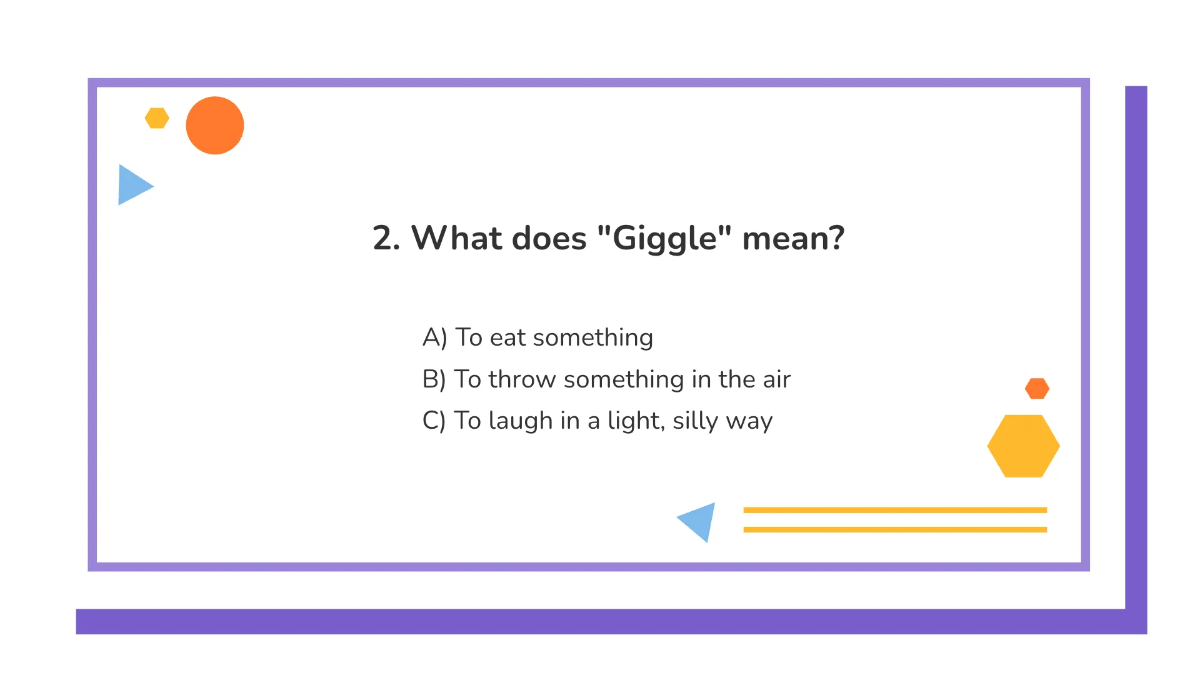Free Vocabulary and Word Recognition Template to Edit Online