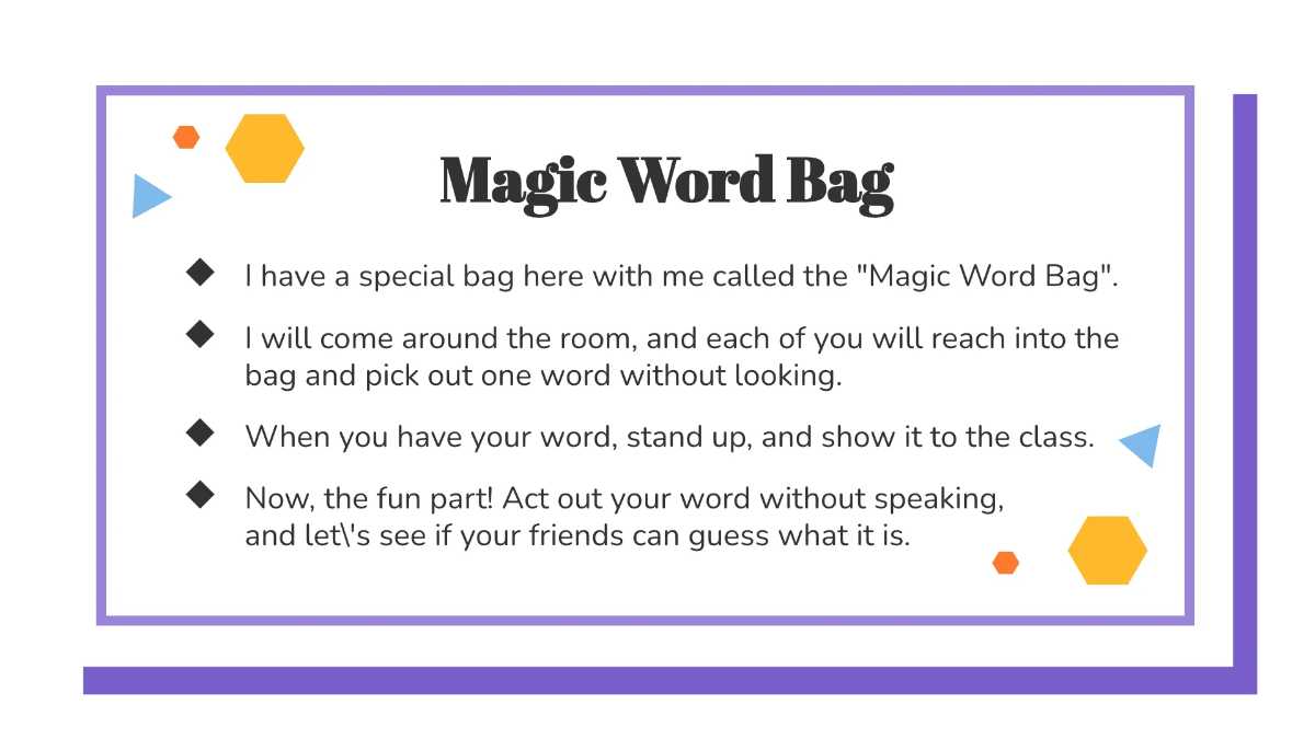 Free Vocabulary and Word Recognition Template to Edit Online