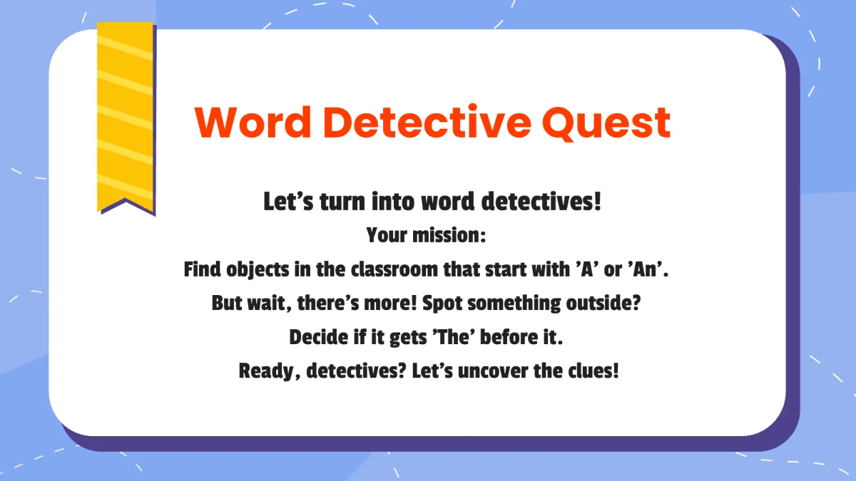 Free Articles A, An, and The Template to Edit Online