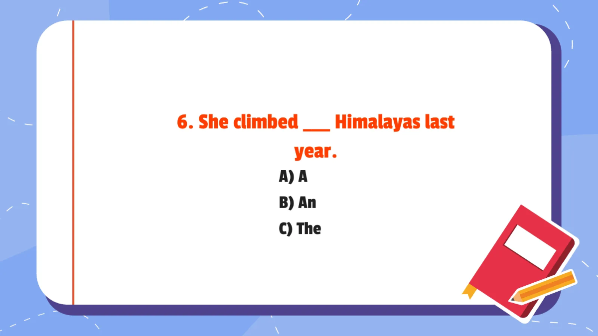 Free Articles A, An, and The Template to Edit Online