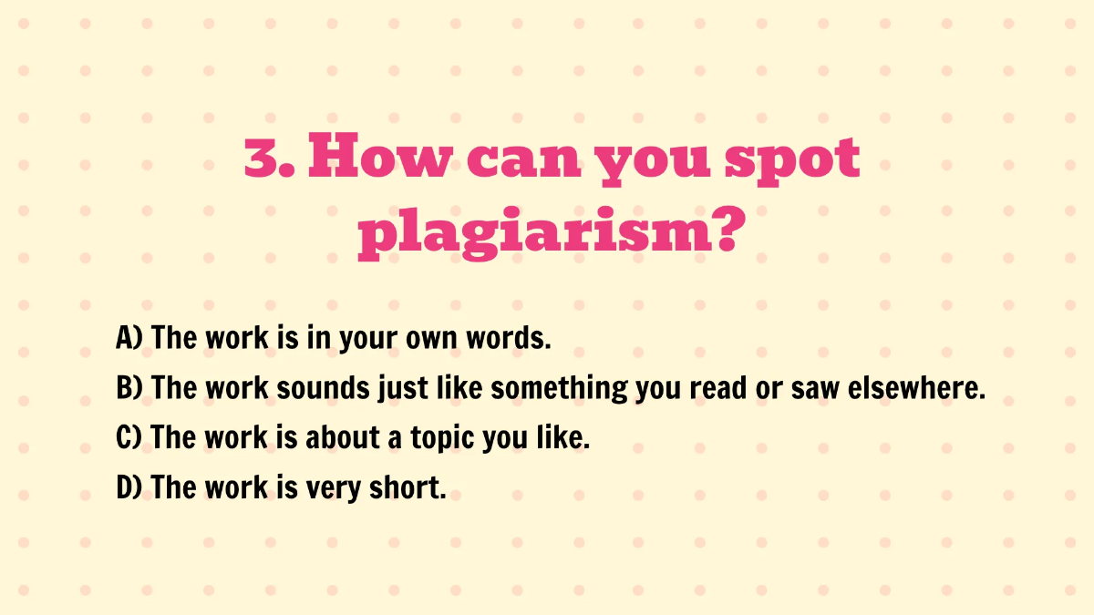 Free Identifying and Correcting Plagiarism Template to Edit Online