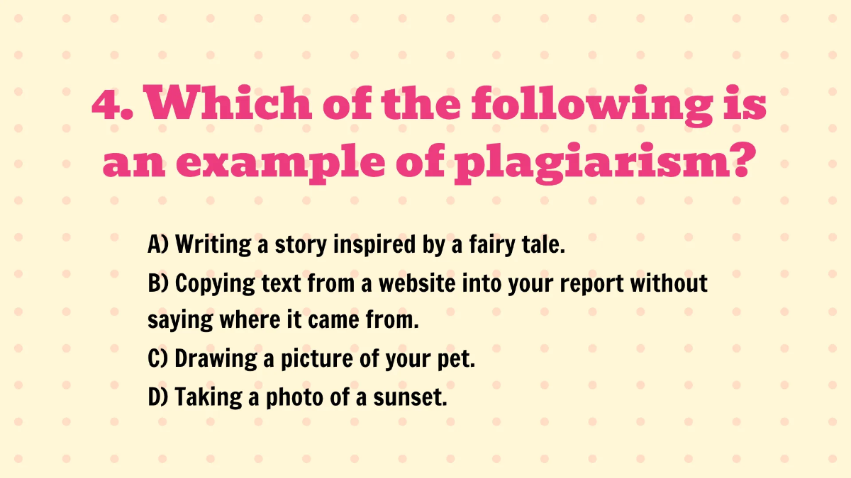 Free Identifying and Correcting Plagiarism Template to Edit Online