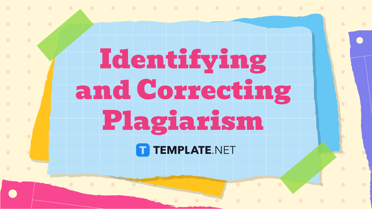 Identifying and Correcting Plagiarism