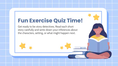 Free Making Inferences About the Elements of A Story to Edit Online
