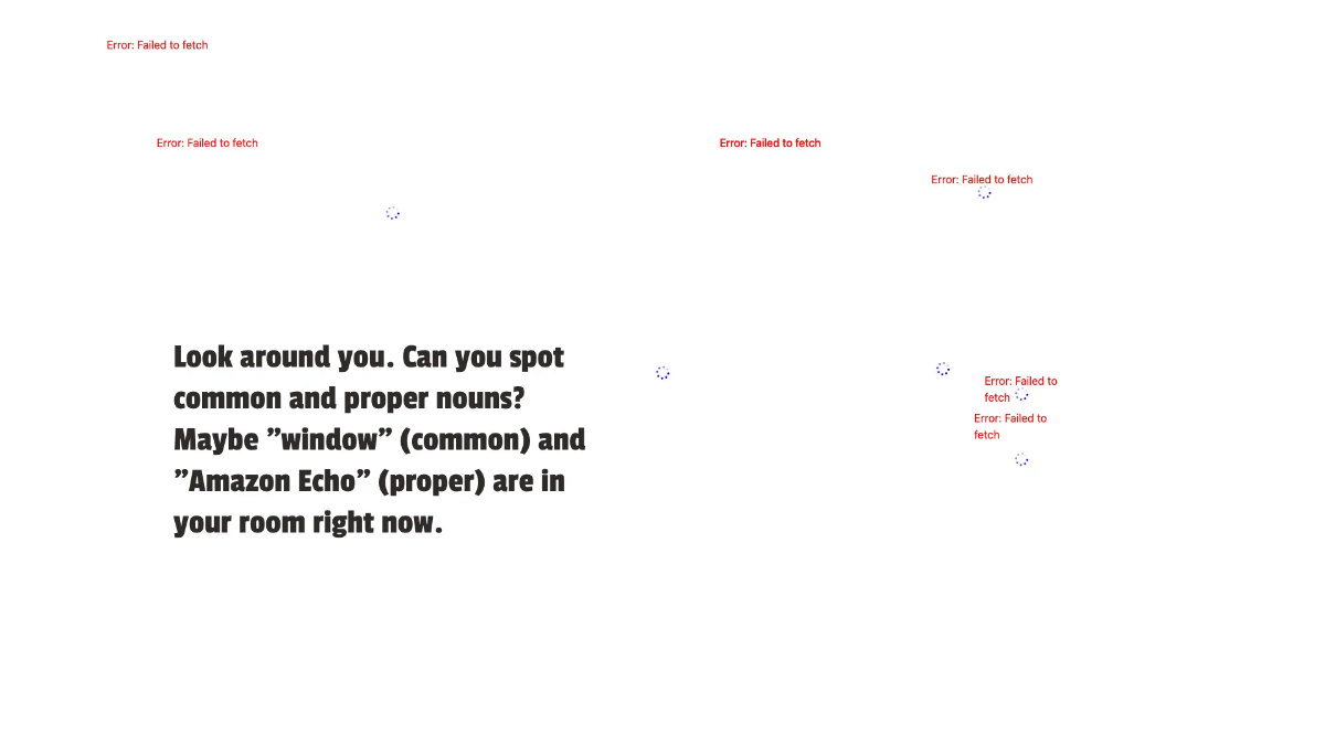 Free Common and Proper Nouns Template to Edit Online