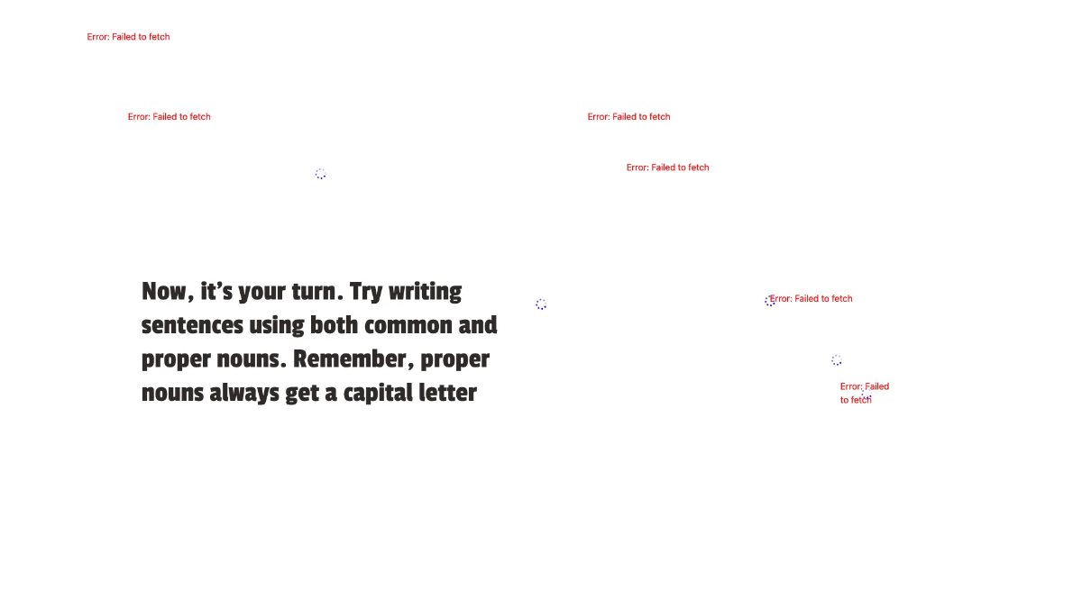 Free Common and Proper Nouns Template to Edit Online